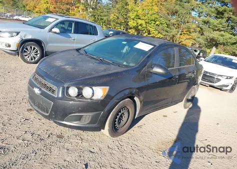 2013 Chevrolet Sonic Lt Auto из США, поврежденный, VIN 1G1JC5SH3D4112410